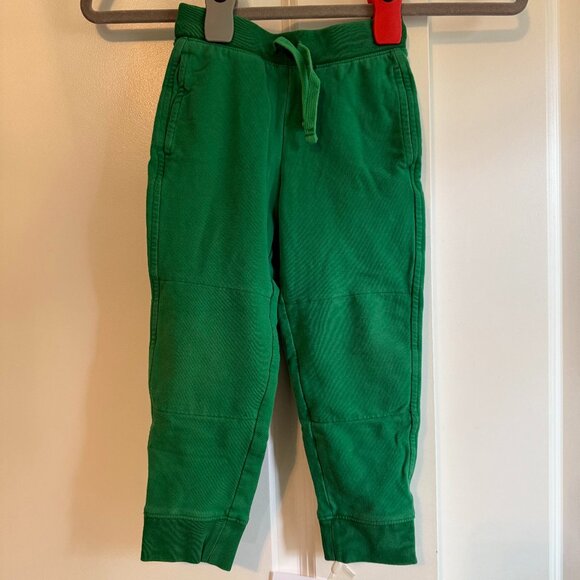 Primary Green Joggers w Reinforced Knee and Drawstring size 4 barely worn - Picture 1 of 4